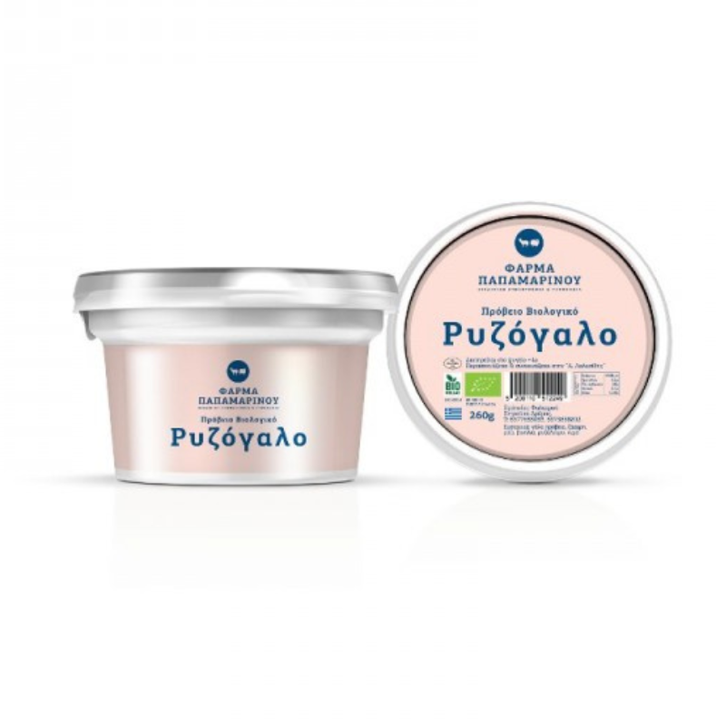 Βιολογικό Πρόβειο Ρυζόγαλο 220g Φάρμα Παπαμαρίνου